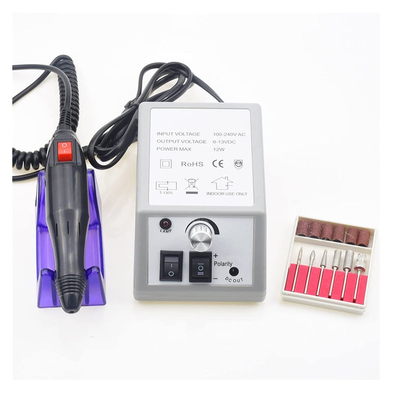 Professional Electric Nail Drill, 300-35000RPM, Aluminum, Model 1234081646