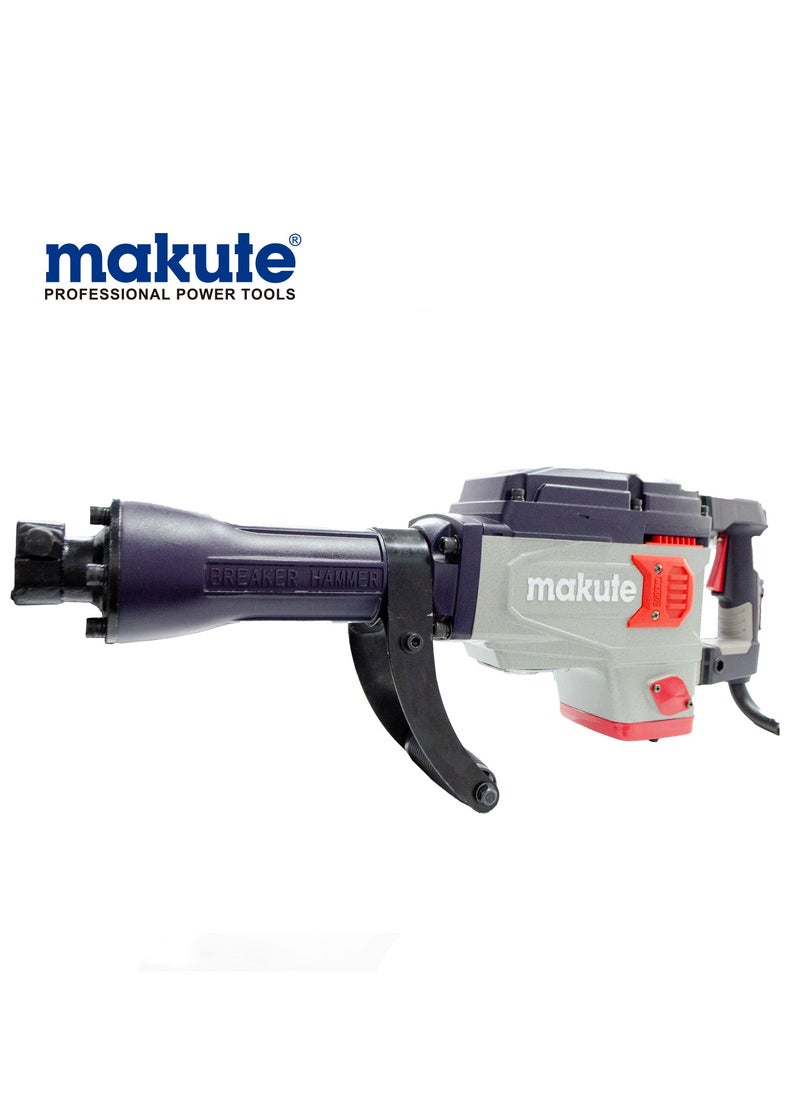 makute - Demolition Hammer, Hammer Breaker 85mm, Ultimate Power for Heavy-Duty Construction and Tough Demolition Jobs, 2600W/ 1600 rpm - DH95 - Image 1