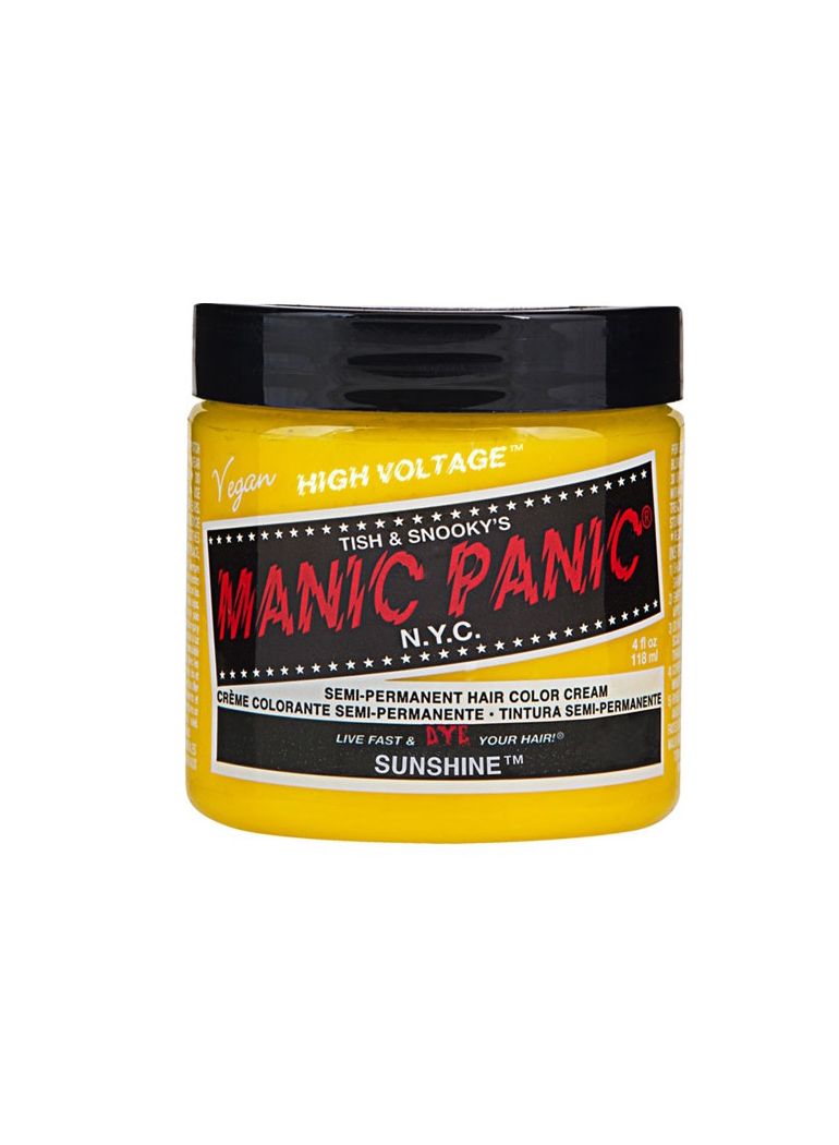 Manic Panic Semi-Permanent Hair Colour Cream Sunshine Yellow