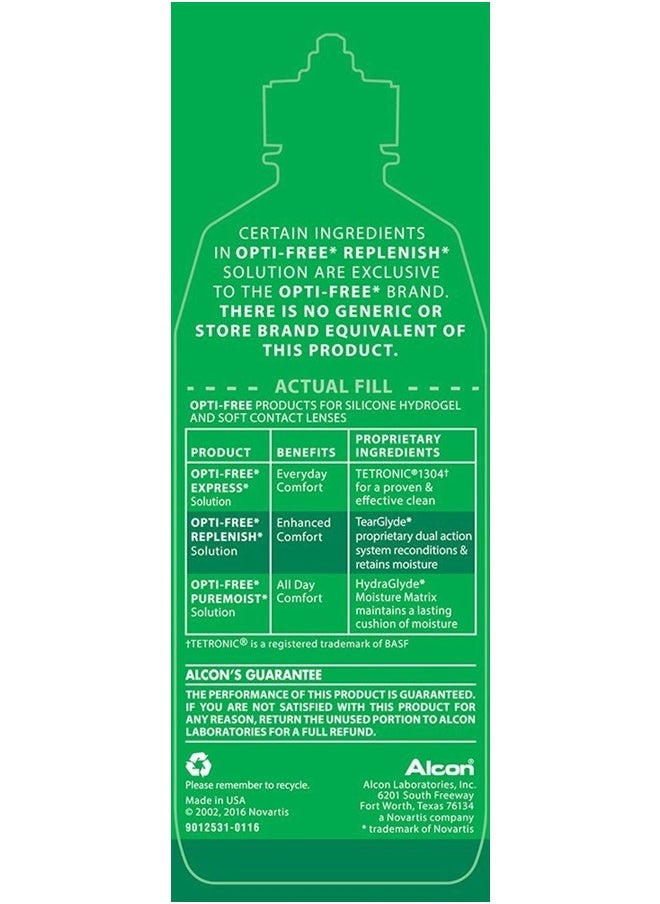 Opti-Free Replenish Multi-Purpose Disinfecting Solution With Lens Case, 10 Fl Oz  - Image 5
