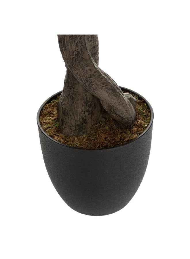 atmosphera Easy Maintenance Realistic Looking Decorative Artificial Olive Tree with Pot Green and Brown 140 cm 181466 - Image 2