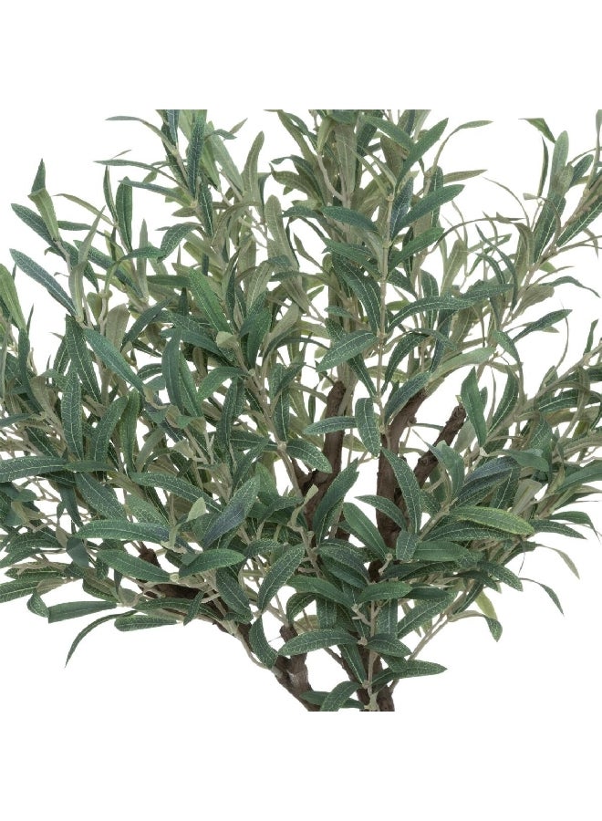 atmosphera Easy Maintenance Realistic Looking Decorative Artificial Olive Tree with Pot Green and Brown 140 cm 181466 - Image 3