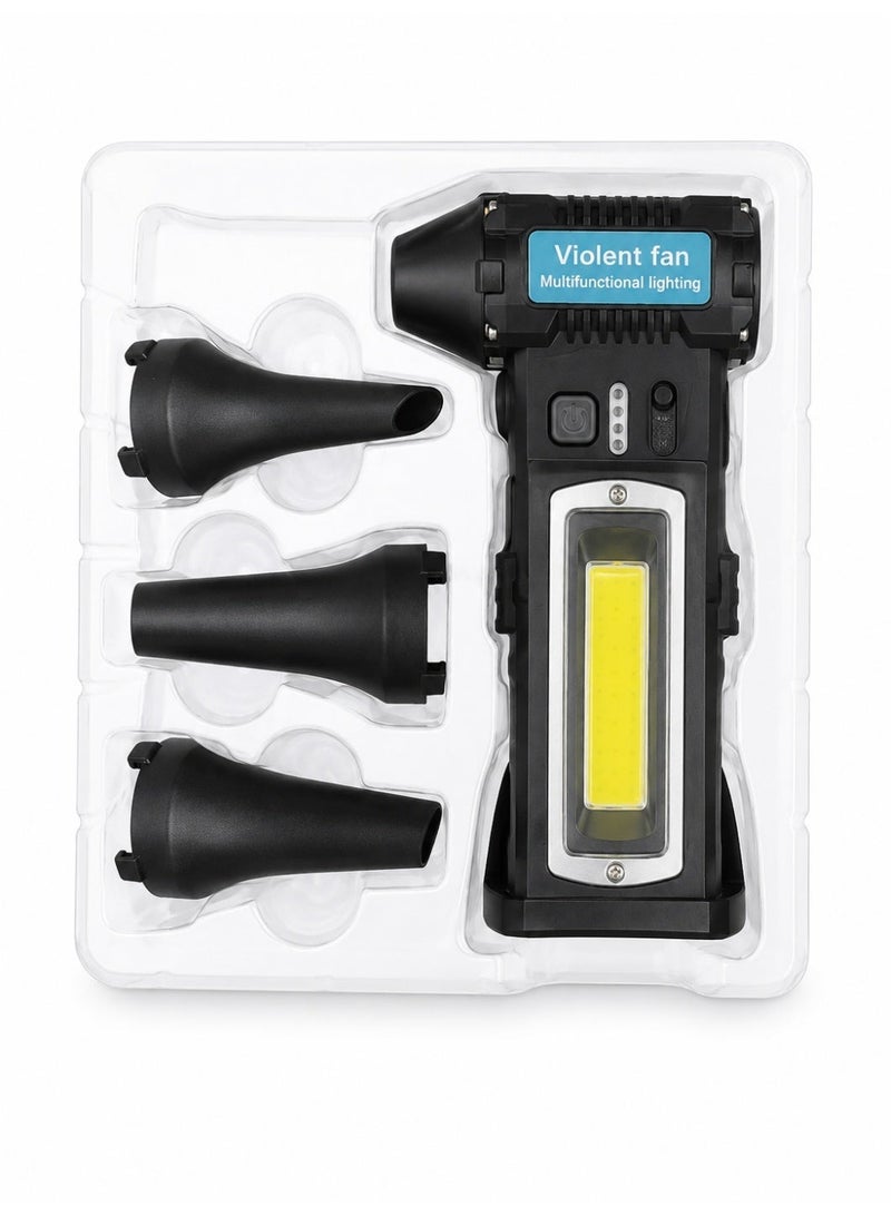 مروحة توربو فائقة القوة مع ضوء عمل LED F020 - Image 4