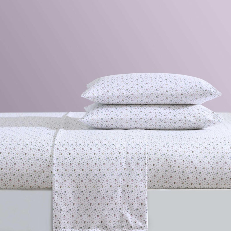 Betsey Johnson - Twin XL Sheets  Soft & Lightweight Bedding  Fade & Wrinkle Resistant (Pretty Floral Ditsy Purple  Twin XL) - Image 2