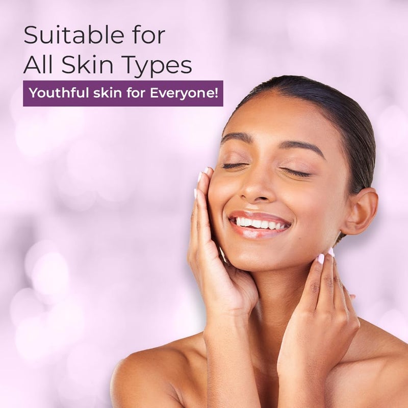SPARKEL Sparkel Youth AntiAgeing Face Sheet Mask with Vitamin E Retinol Antiwrinkle Boost Collagen and Get Healthy Plump Skin For All Skin Types Vitamin E Infusion Pack of 8 Masks  - Image 5