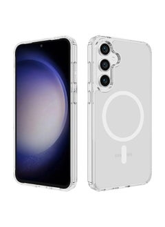 Generic Case Cover For Samsung Galaxy S23 FE 5G MagSafe Clear Acrylic PC Hybrid TPU Phone Case Transparent 