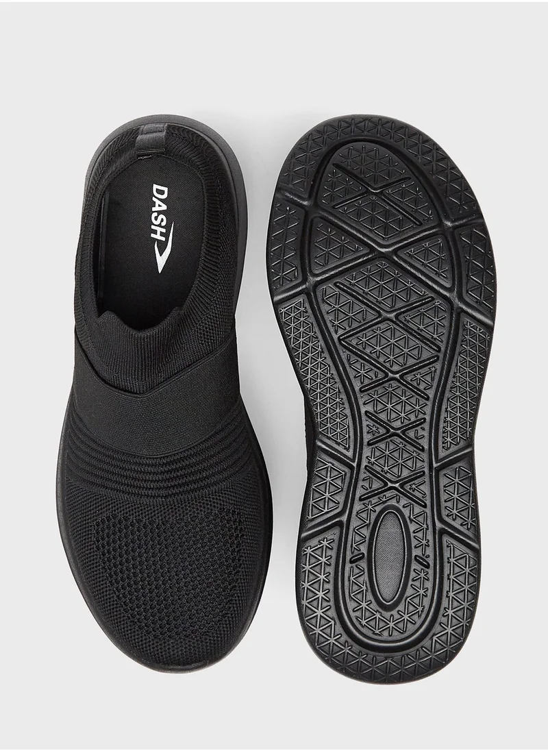 داش Wide Toe Slip Ons