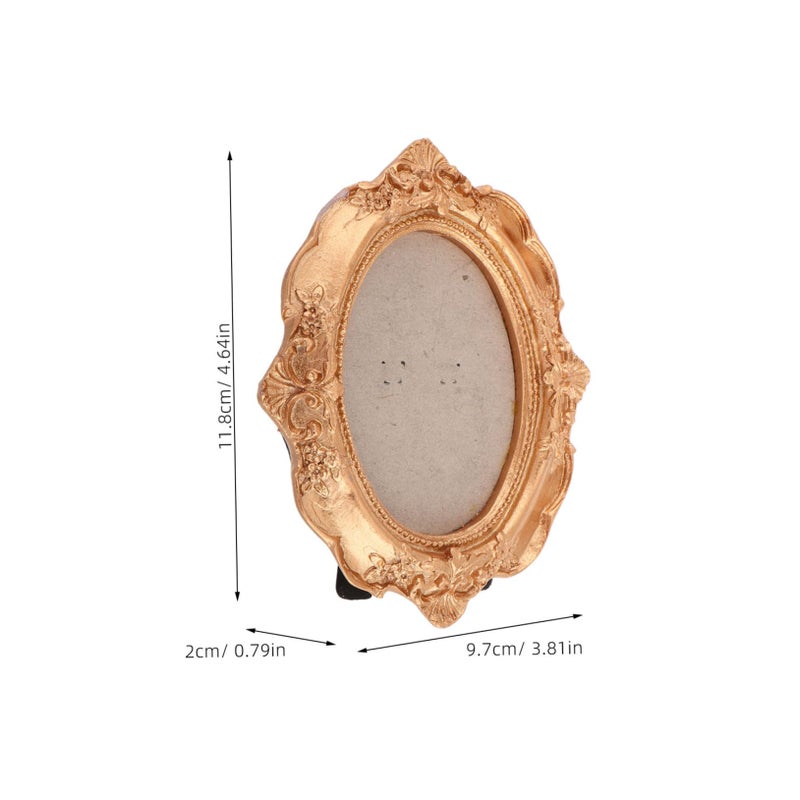 Victorian Retro Resin Ornament With Detailed Carvings For Home Display Size 11 80X9 70X2 00CM - Image 3