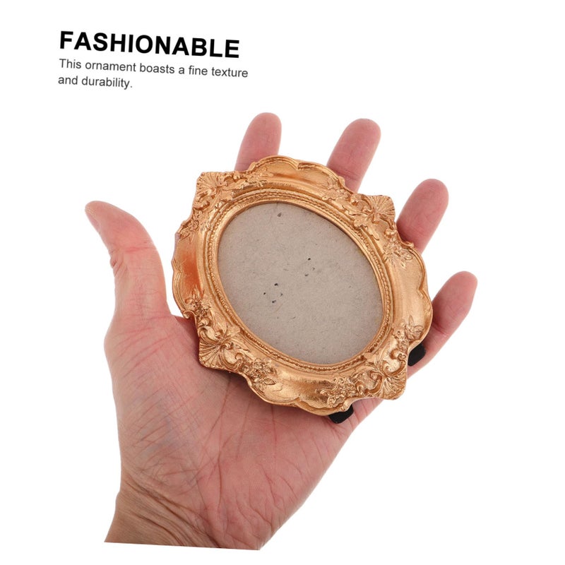 Victorian Retro Resin Ornament With Detailed Carvings For Home Display Size 11 80X9 70X2 00CM - Image 5