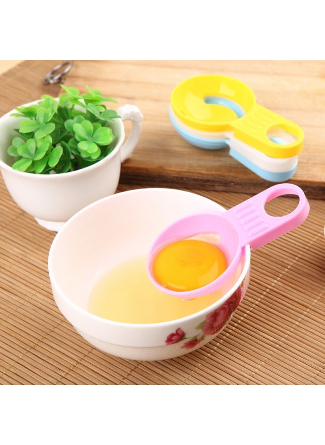 Generic - 创意彩色短柄蛋清分离器 鸡蛋分蛋器厨房烘焙工具-颜色:黄色 - Image 1