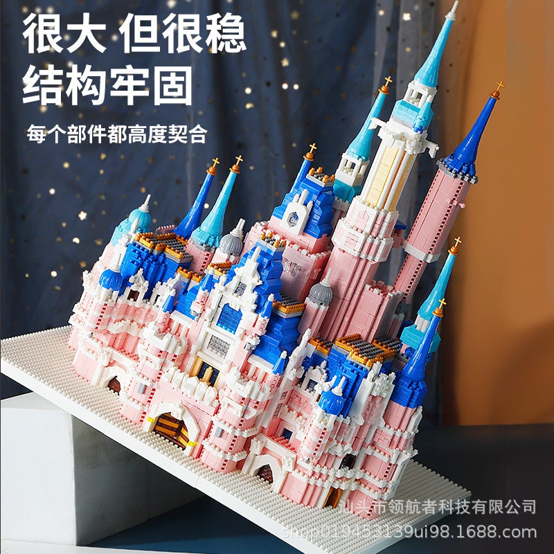 Jihui M2033 Pink Castle Children'S Building Blocks Compatible With Lego Assembled Toys Girls Girls' Gifts Batch - Image 4
