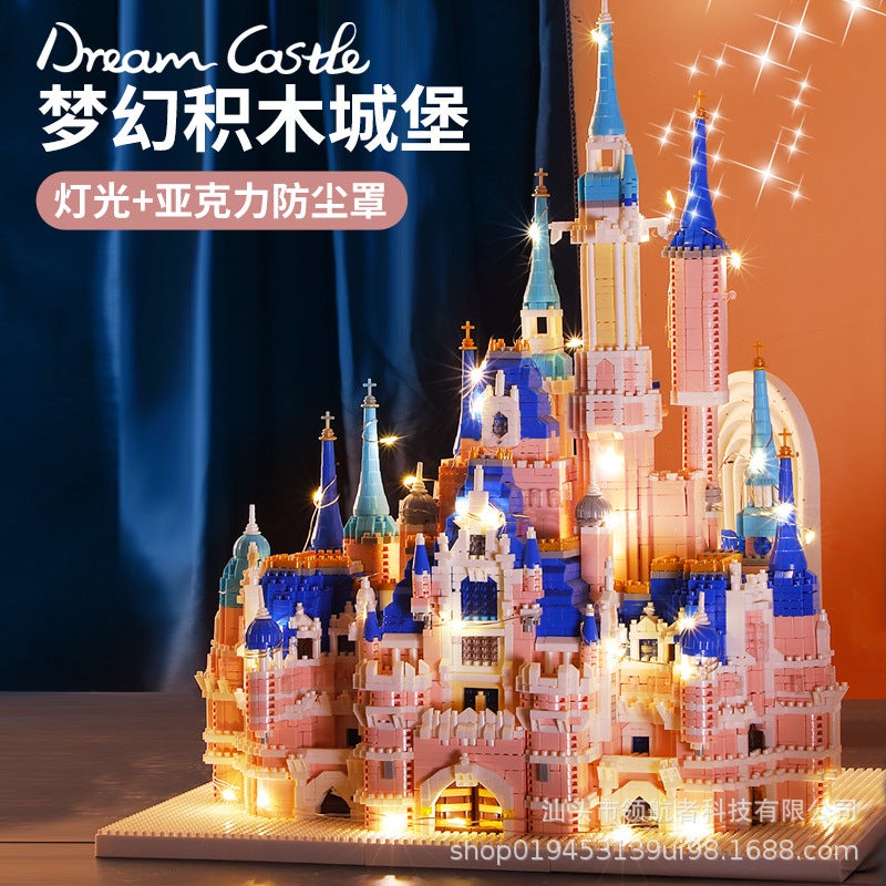 Jihui M2033 Pink Castle Children'S Building Blocks Compatible With Lego Assembled Toys Girls Girls' Gifts Batch - Image 2