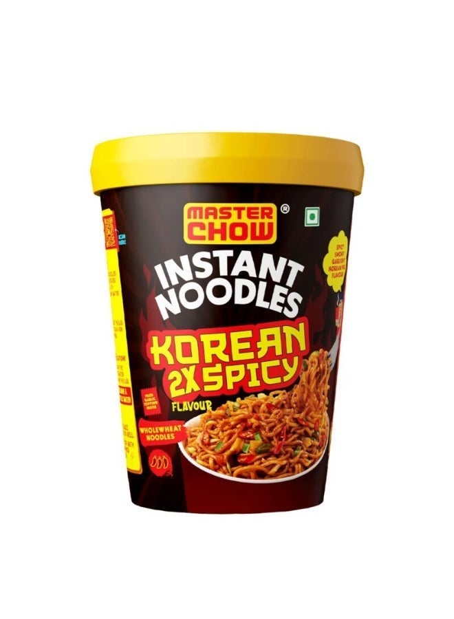 MASTER CHOW Korean 2x Spicy Instant Cup Noodles 100g - Image 1