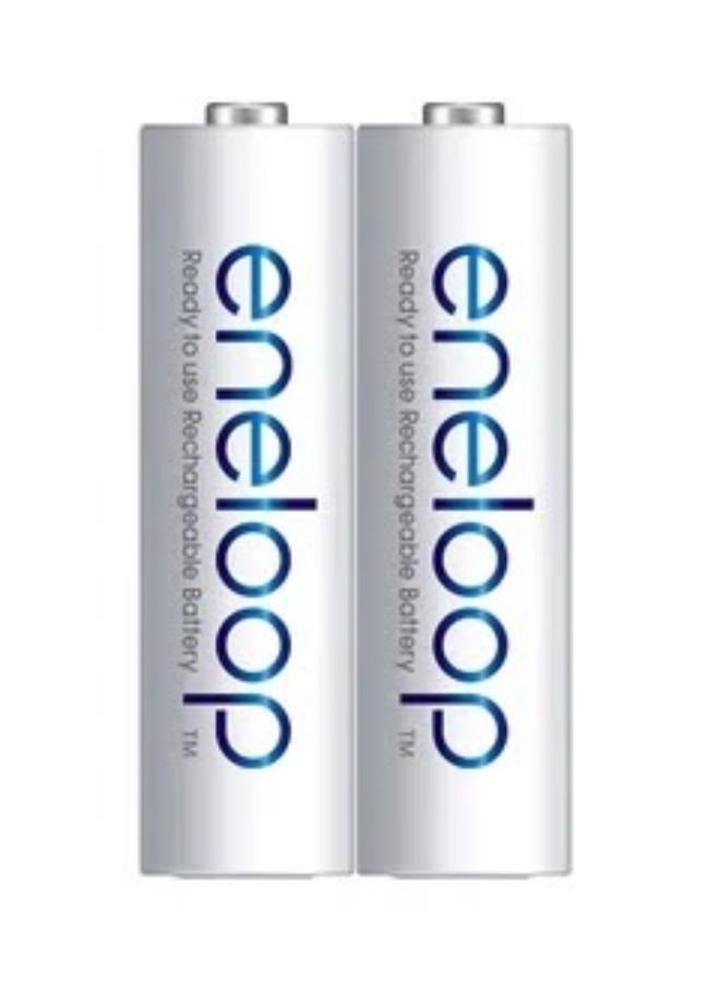 Panasonic 2-Piece Eneloop AAA Batteries White - Image 1