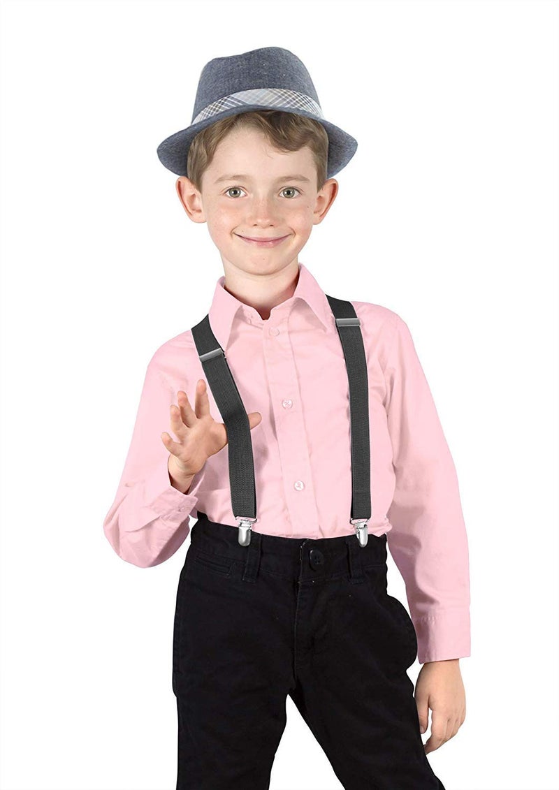 magicX Suspender for Kids- Adjustable, Y Back, Free Size-Red, Unisex - Image 3