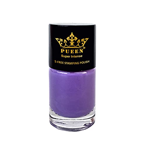 PUEEN Super Intense Nail Polish For Nail Stamping Big 5FREE Formula Nail Color Lacquer 812 Charmed LilacBH000516 - Image 1