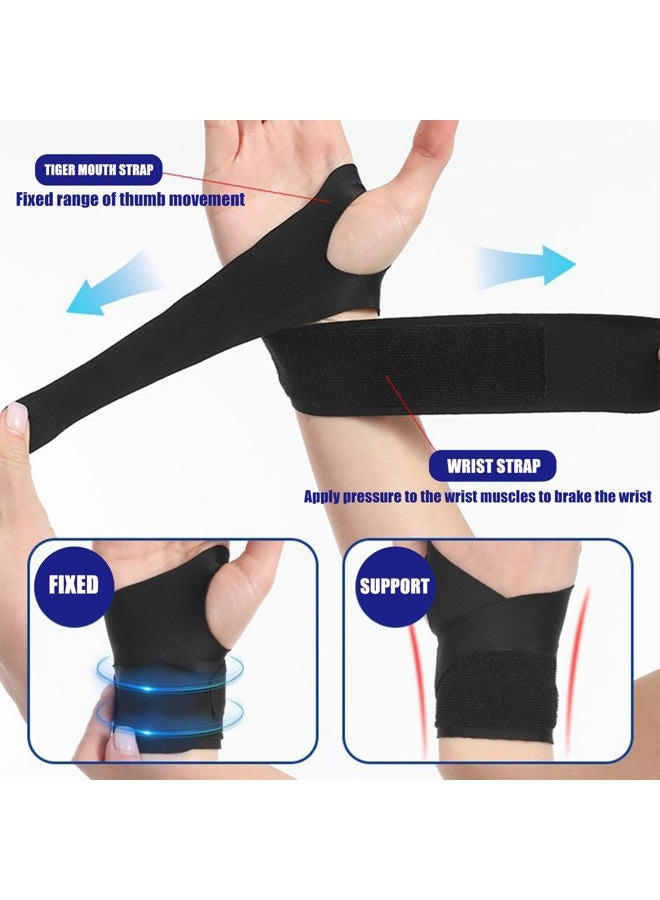 Weesdsio زوجان من قفازات الكروشيه المريحة مع 10 أكمام أصابع ملحقات الكروشيه لمستلزمات الكروشيه - Image 3