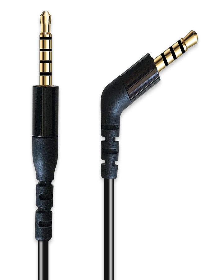 MJKOR Replacement Audio Cable Cord Compatible with SteelSeries Arctis Nova 7, Arctis Nova Pro Gaming Headset (Audio Cable, Black) - Image 1