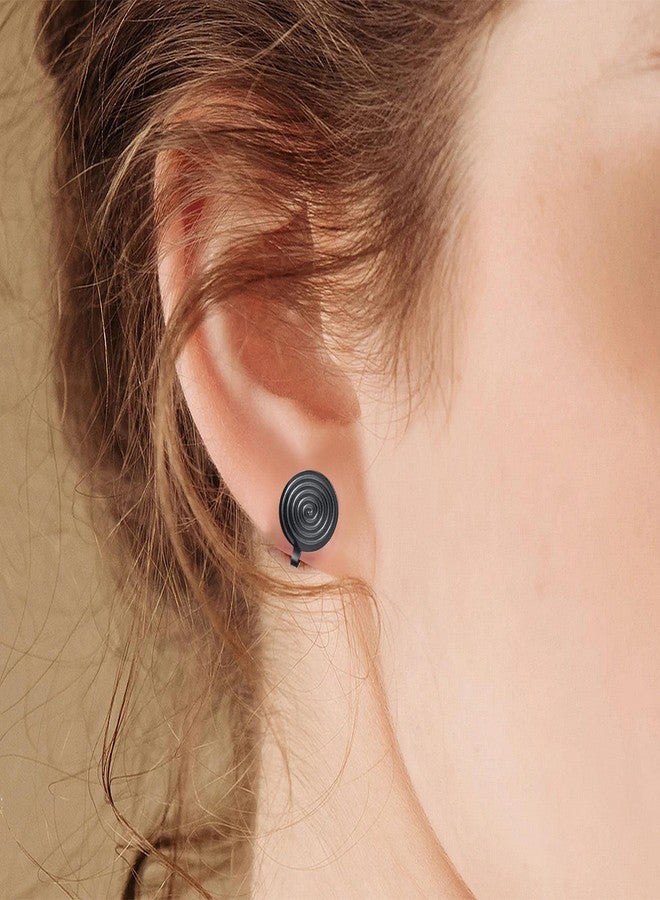 FLYUN Pressure Earrings for Keloids, Acupressure Compression Clip-on Spiral Non-pierced Earrings for Women - Image 4