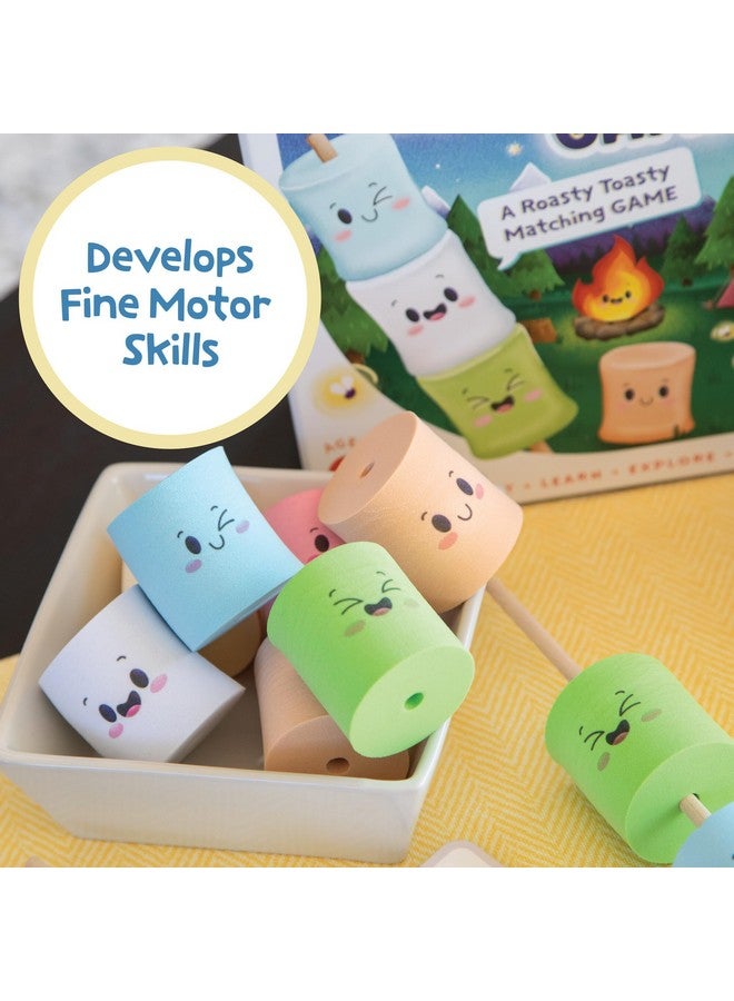 Peaceable Kingdom Happy Marshmallow Toddler Game - Develops Fine Motor Skills and Color Matching for Kids Ages 2 and Up - Image 3