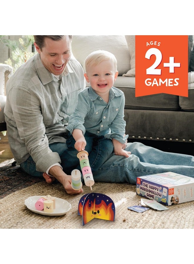 Peaceable Kingdom Happy Marshmallow Toddler Game - Develops Fine Motor Skills and Color Matching for Kids Ages 2 and Up - Image 4