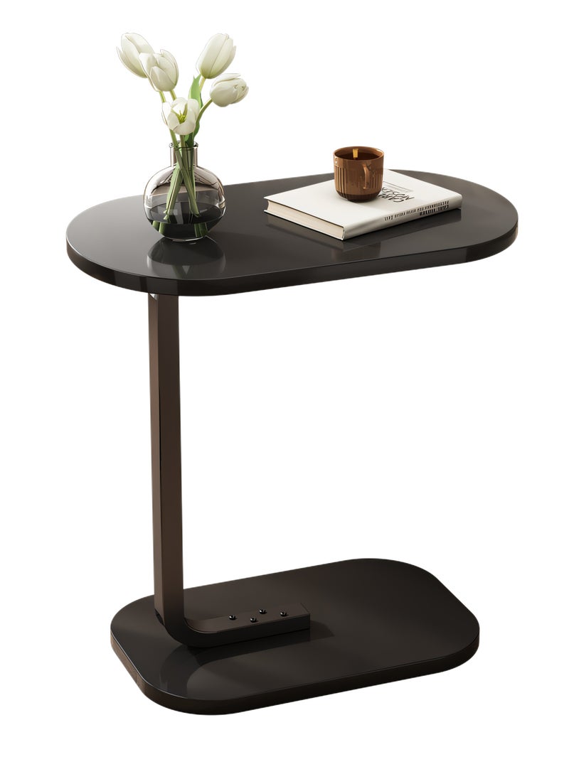 ARNOTEC - Modern End Tables C Shape Side Table Small Coffee Table Corner Table Modern Minimalist Designer Removable Sofa Side Table Bedside Table household side table - Image 1