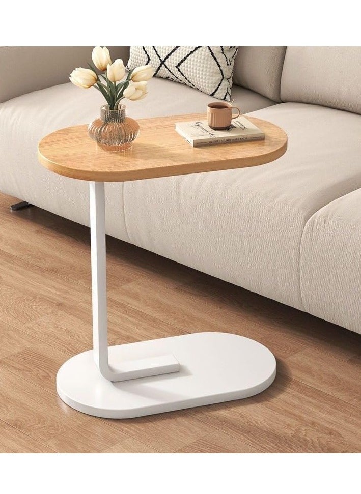 ARNOTEC - Modern End Tables C Shape Side Table Small Coffee Table Corner Table Modern Minimalist Designer Removable Sofa Side Table Bedside Table household side table - Image 1