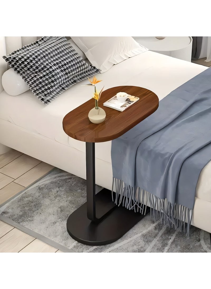 ARNOTEC - Modern End Tables C Shape Side Table Small Coffee Table Corner Table Modern Minimalist Designer Removable Sofa Side Table Bedside Table household side table - Image 1