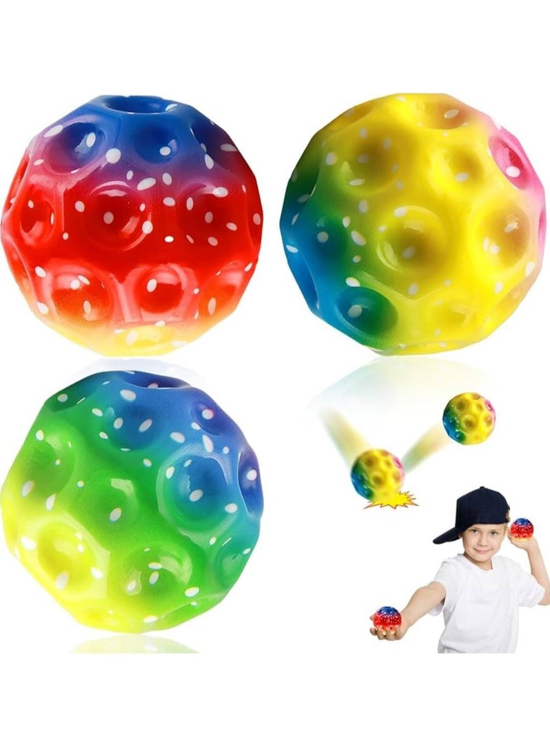 Planet and moon rubber bouncy ball 2 pcs - Image 2