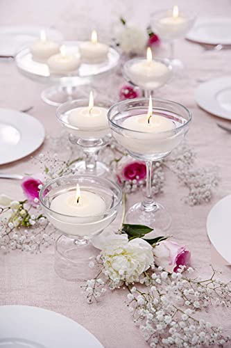 Bolsius White Floating Candles 20 Count - 1.75 Inch, 5 Hour Long Lasting Candle Set Romantic Decoration for Special Night, Pool, Party, Wedding, Cylinder Vases for Centerpiece - Image 5