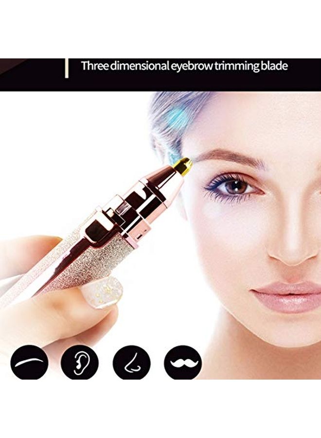 NIBEMINENT Electric Facial Epilator Rose Gold - Image 2