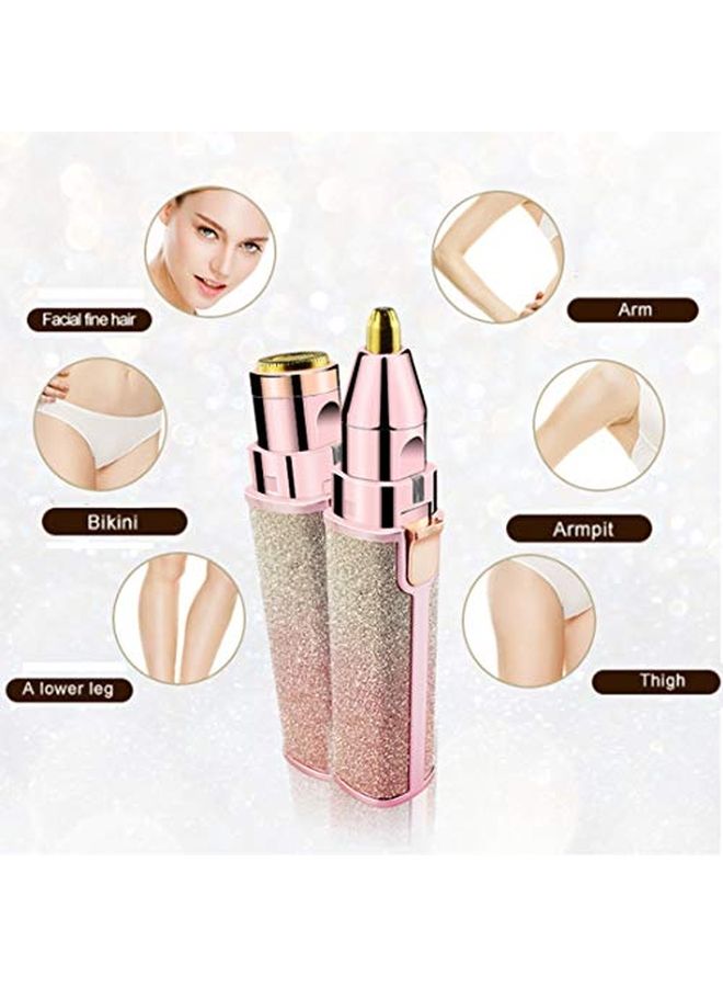 NIBEMINENT Electric Facial Epilator Rose Gold - Image 1