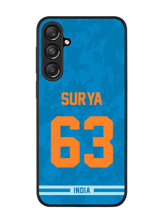 Stylizedd For Samsung Galaxy A16 / A16 5G Case,Slim fit Camera Protection, Shockproof Thin Phone cover - India Suryakumar Yadav, Jersey No 63 - Image 1