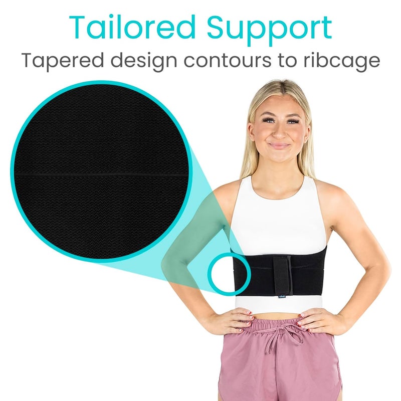 Vive Broken Rib Brace for Women Men  Rib Cage Support Belt for Fractured Cracked Broken or Bruised Ribs  Post Surgery Compression Garment Wrap  Diastasis Recti Belly Band - Image 5