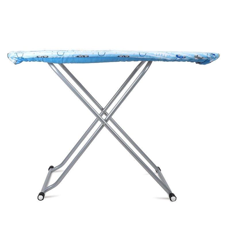 MOREYAJI Moreyaji Wooden Self Standing Foldable Height Adjustable Premium Ironing BoardIron Table Stand with Press Holder Color May Vary MultiColor Make in India  - Image 3