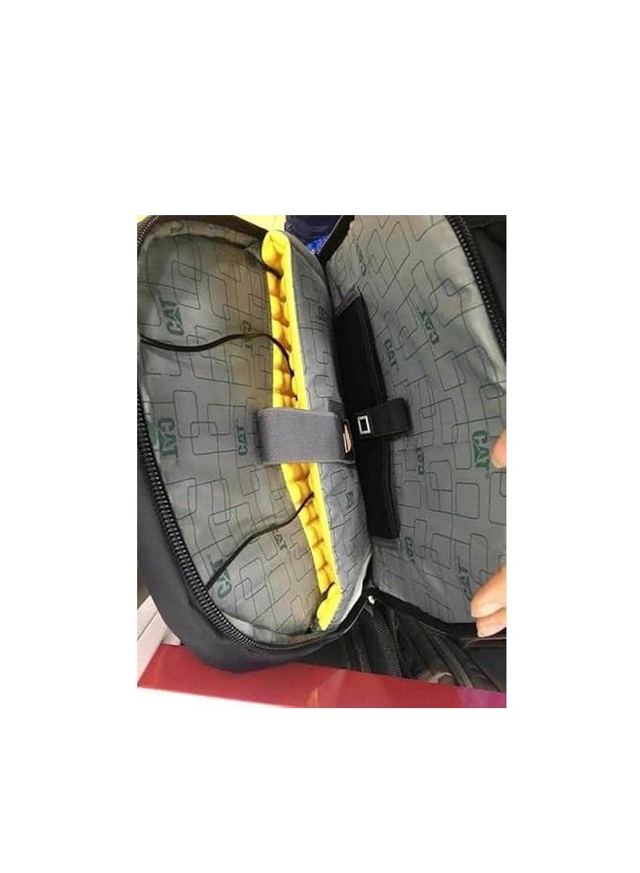 CAT Caterpillar laptop bag with USB port and hands-free port KH302 black - Image 2