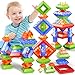 Doloowee Stacking Toys Building Blocks for Toddler60 PCS Montessori Toys Blocks Preschool Learning Activities Stem for Boys Girls Gifts Christmas Stocking Stuffers - Image 2
