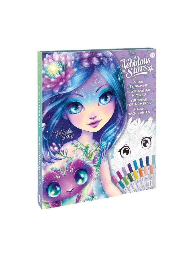 Nebulous Stars Nenuphia & Lylia Color By Number Book Set (Paperback) - Image 1