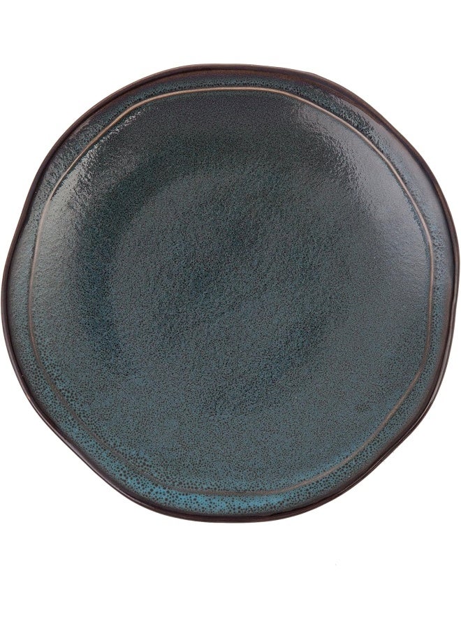 Fortessa DV Ston Porcelain Dinnerware Dinner Plate 10Inch Set of 6 Twilight  - Image 1