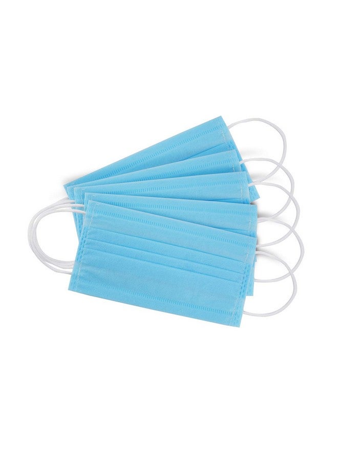 ASGARD Melt-Blown Fabric Disposable Face Mask with Nose Clip (Blue, Pack of 100) for Unisex - Image 4