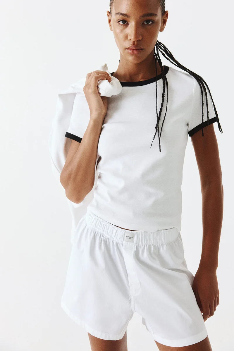 H&M Fitted T-shirt