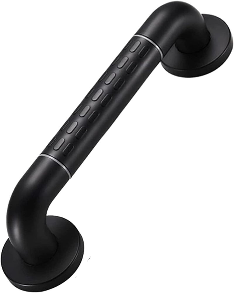 BATH GURU Heavy Duty High Grade ABS Grab Bar Safety Rail Handle for Senior Citizen Wall Mounted Grab Bar for Toilet Bathroom Bathtub (15 INCH Black) - Image 1