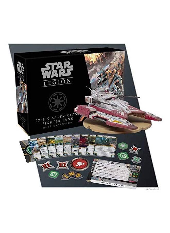 Fantasy Flight Games - Star Wars Legion Tx130 Saberclass Tank Expansion ; Two Player Battle Game ; Miniatures Game ; Strategy Game For Adults And Teens ; Ages 14+ ; Average Playtime 3 Hours ; Made By Atomic Mass Games - Image 1