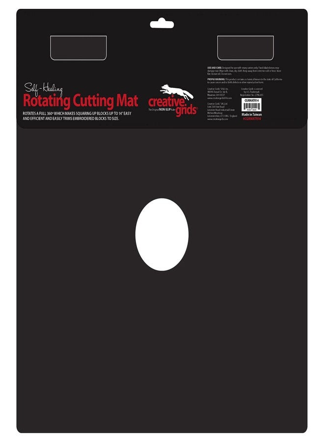 Creative Grids Self Healing Rotating Rotary Cutting Mat 14in x 14in (CGRMATR14) - Image 3
