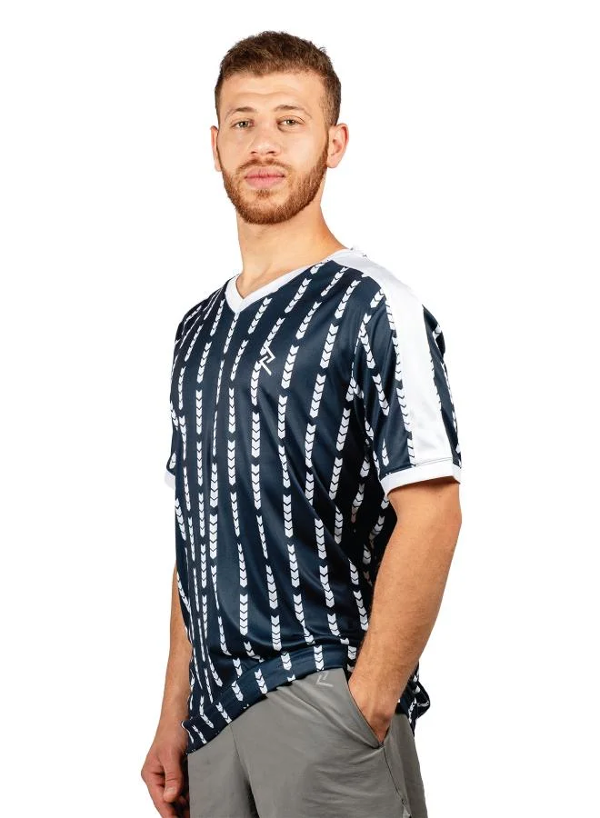 ZAECY Men's V-Neck Short-Sleeve T-Shirt