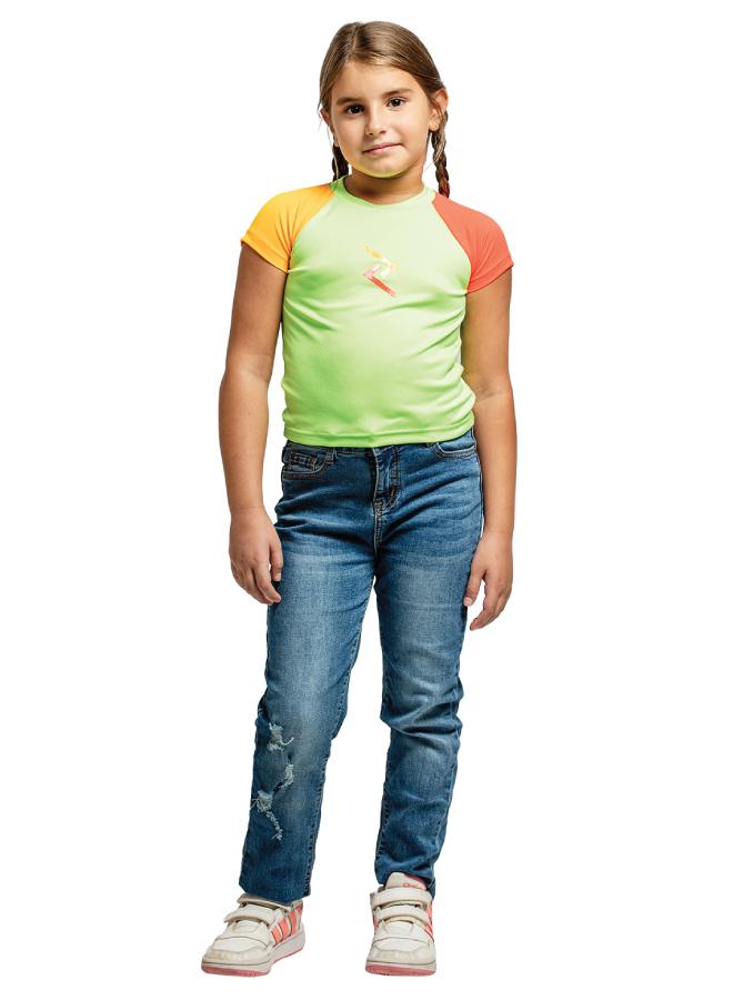 ZAECY Girl's Raglan Sleeve Top - Image 2