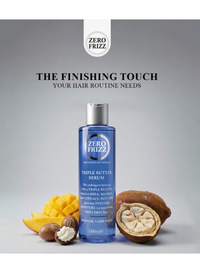 Zero Frizz Triple Butter Serum With 3 natural oils 148ML - Image 4