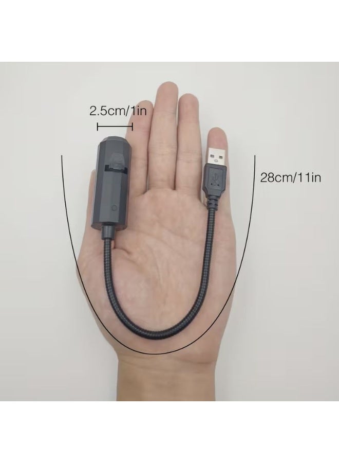 لمبة USB بروجيكتور 4 في 1 - تأثيرات القمر والشمس الخيالية - رأس مرن 360 درجة - Image 2