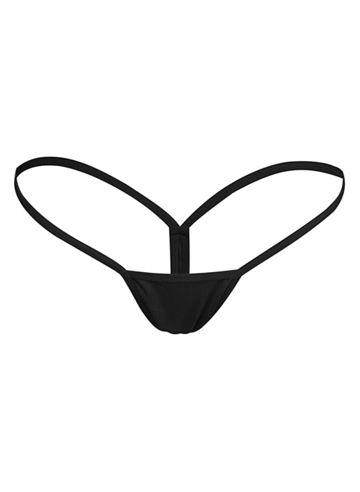 Women's Lace G-String Thongs Underwear, 5pcs Low Rise T-Back Panties, Comfortable Lace T Pants for Everyday Wear (Size: L)