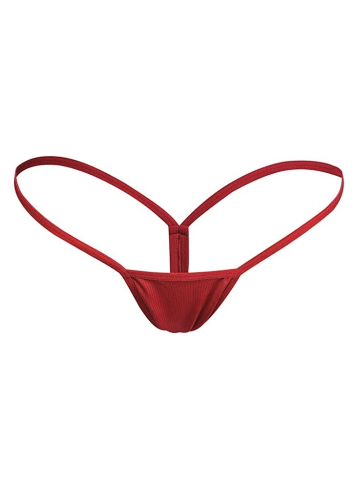 Women's Lace G-String Thongs Underwear, 5pcs Low Rise T-Back Panties, Comfortable Lace T Pants for Everyday Wear (Size: L)